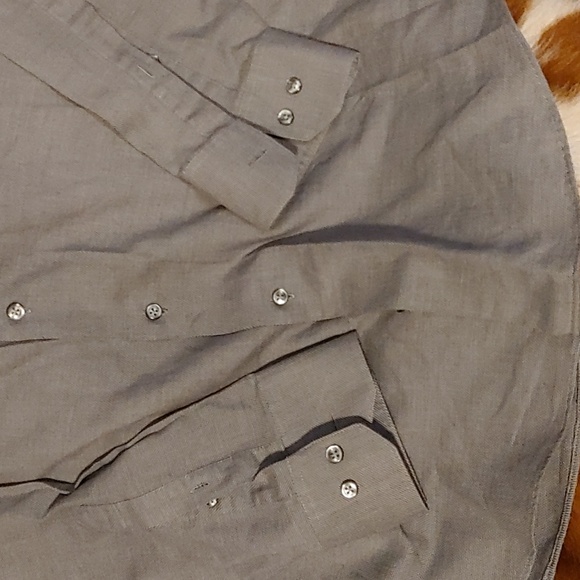 🌸Geoffrey Beene Dress Shirt Sz XL 17.5 34/35 - Picture 3 of 5